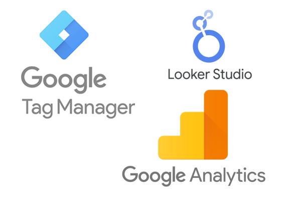 GTM, Looker Studio, Google Analytics